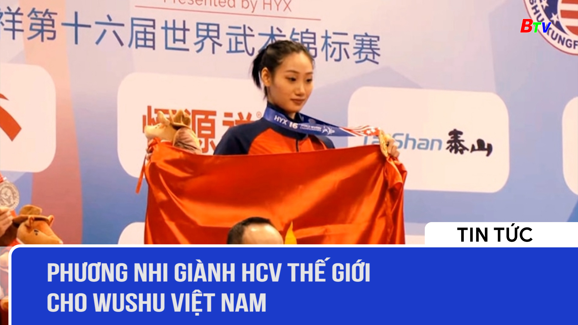 Phương Nhi giành HCV thế giới cho Wushu Việt Nam